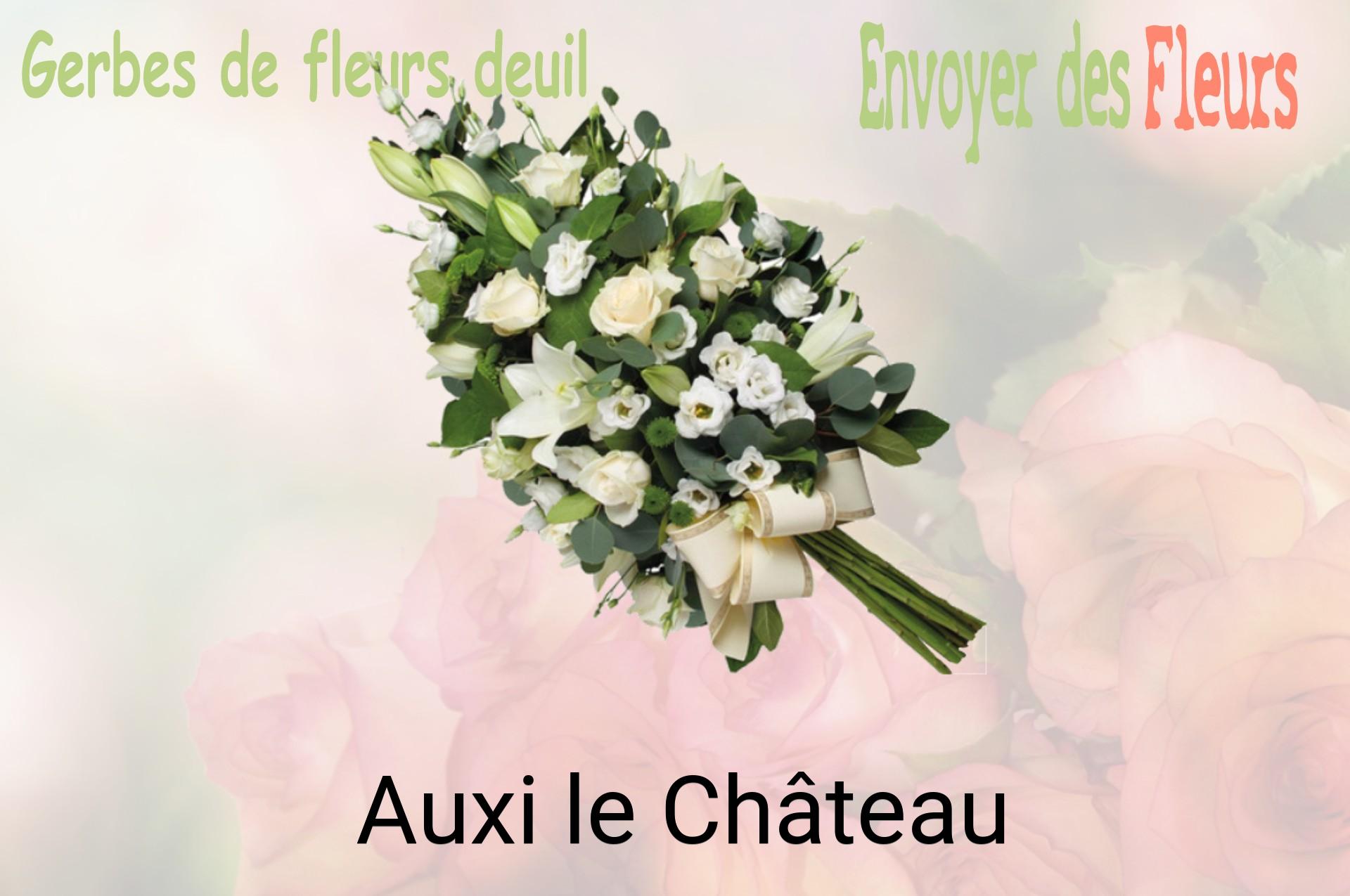 Gerbe de fleurs de deuil livrée à Auxi-le-Château